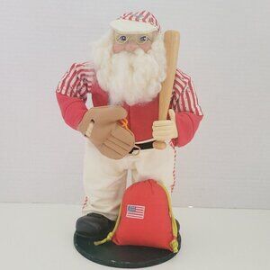 Vintage Victory World War II Figurine Santa Claus Baseball USA Statue Decoration